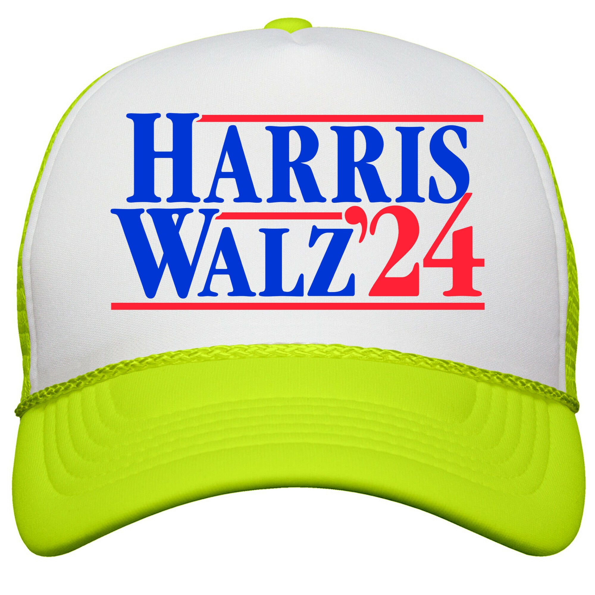 Harris Walz 2024 Blue Snapback Trucker Hat