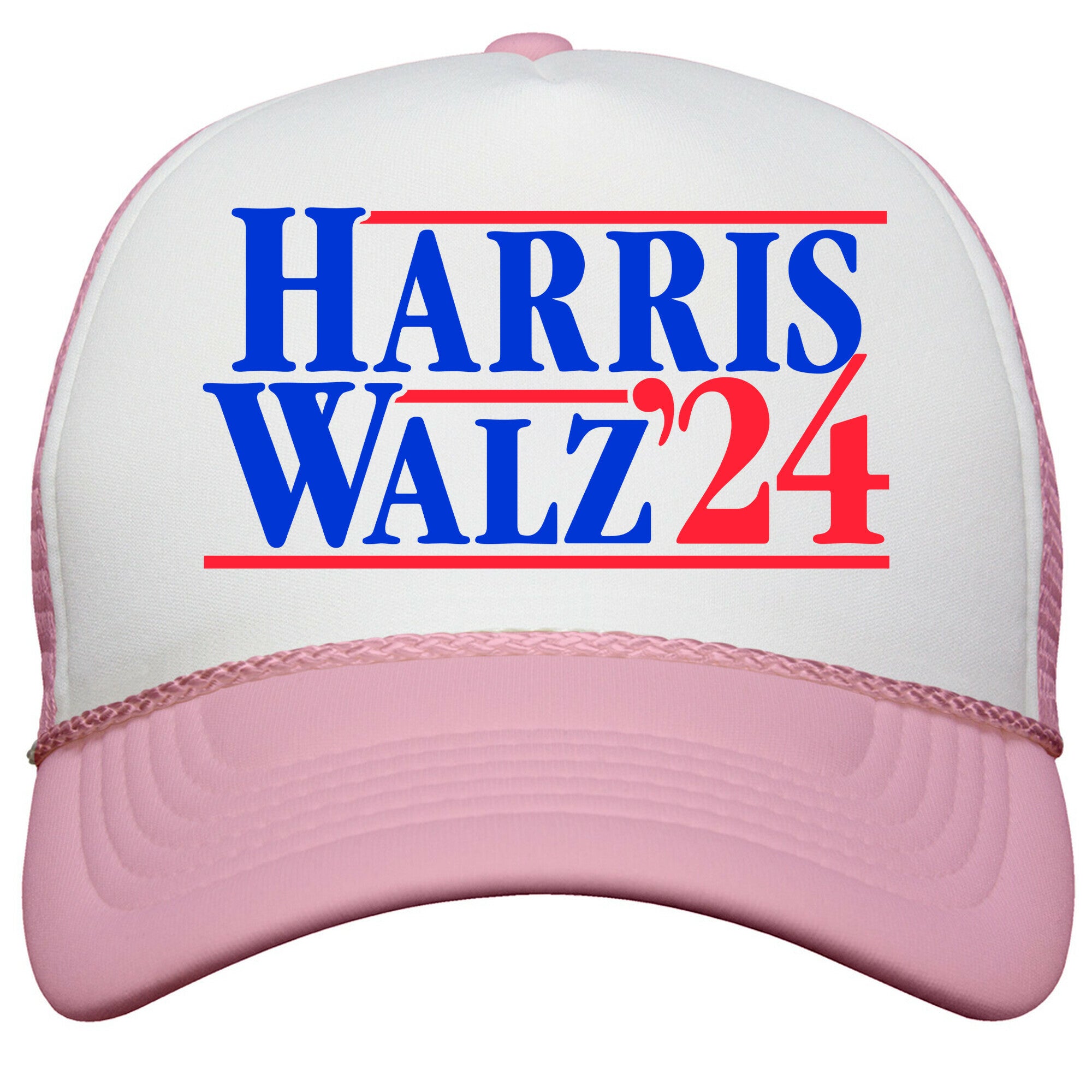 Harris Walz 2024 Blue Snapback Trucker Hat