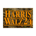 Harris Walz 2024 Hunter Orange and Camouflage Sticker