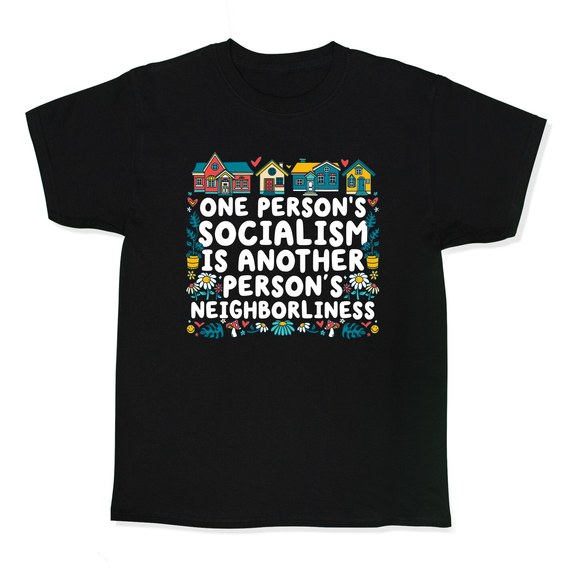 One Persons Socialism is Another Persons Neighborliness Tim Walz Kids Tee