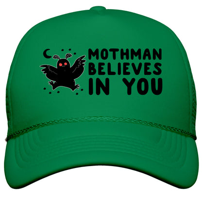 Mothman Believes in You Snapback Trucker Hat