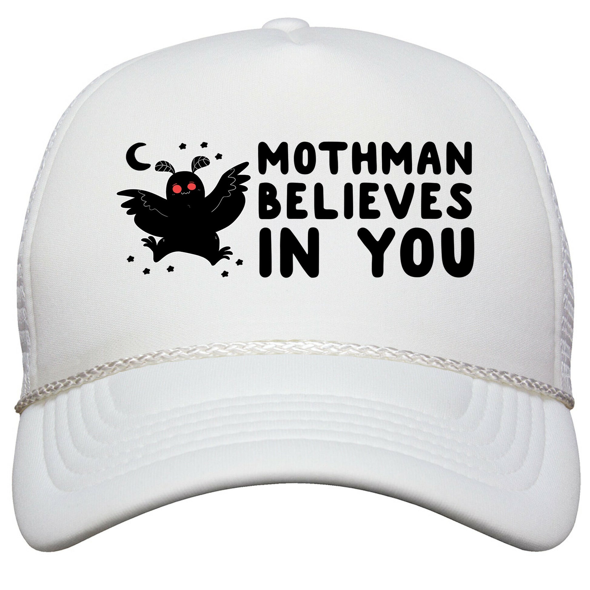 Mothman Believes in You Snapback Trucker Hat