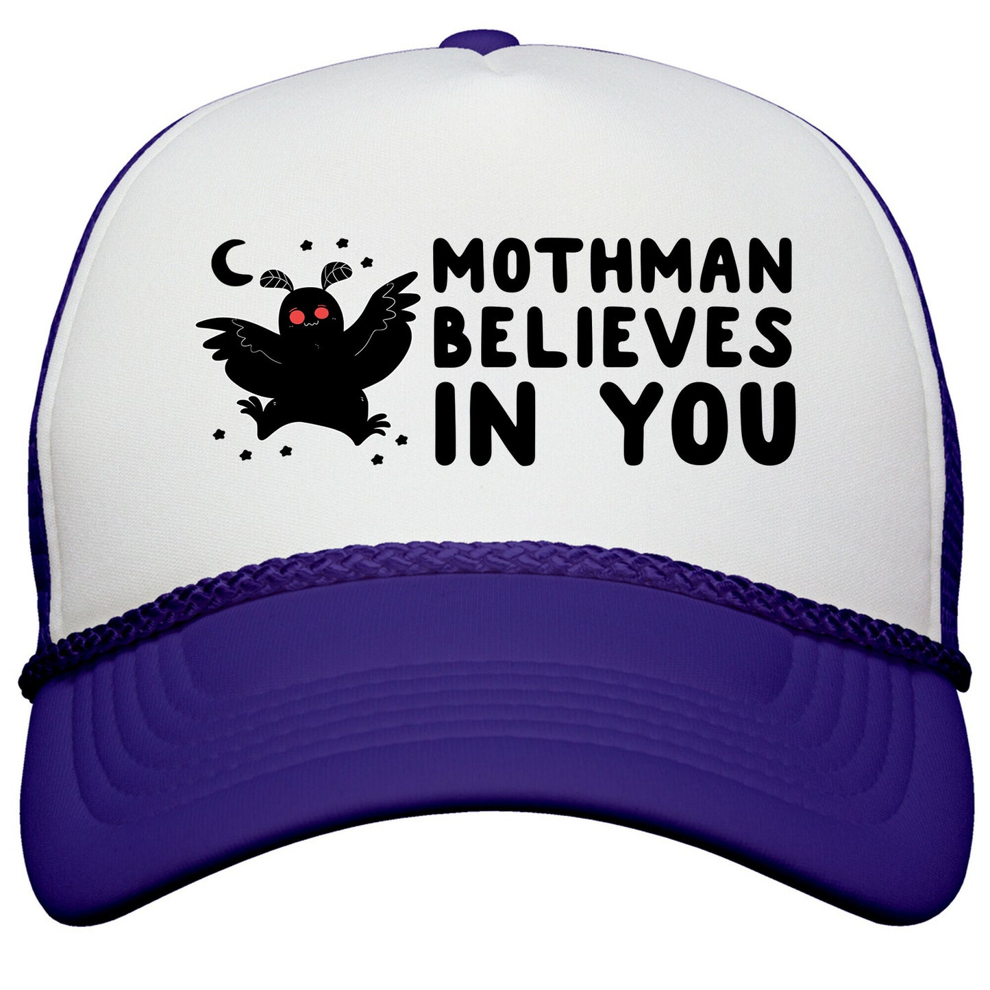 Mothman Believes in You Snapback Trucker Hat