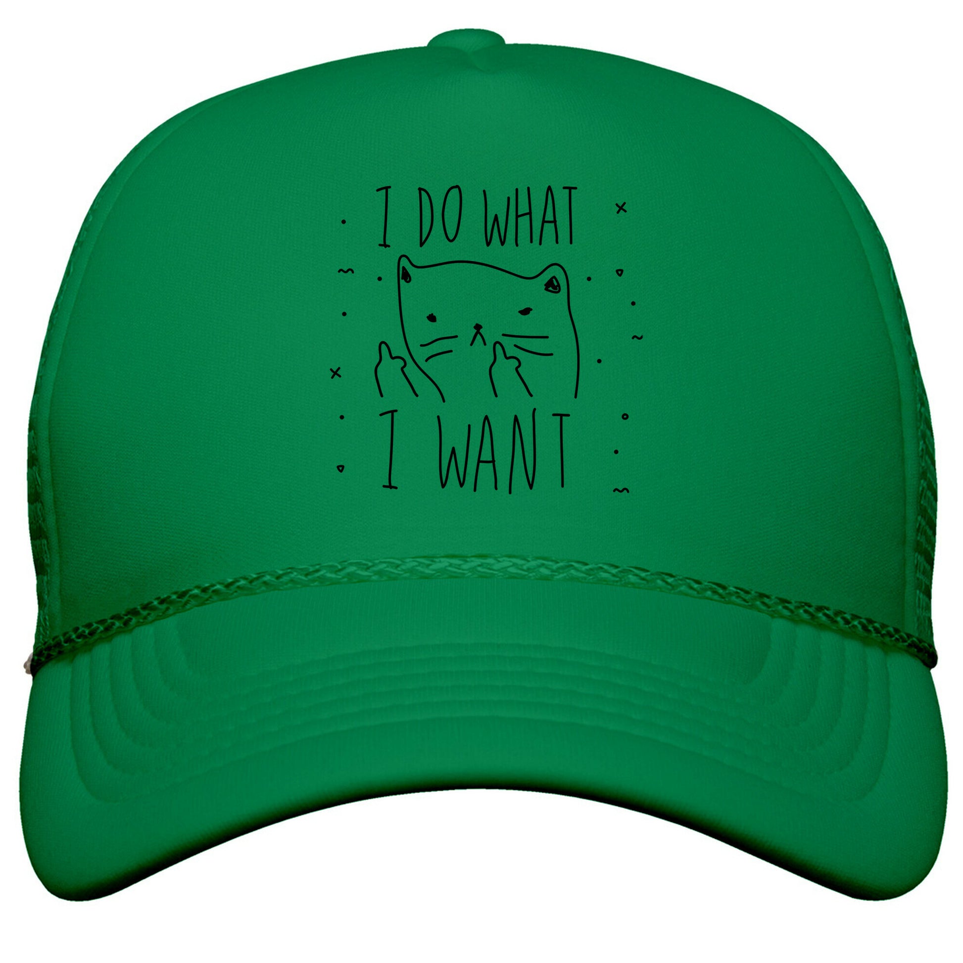 I Do What I Want Cat Snapback Trucker Hat