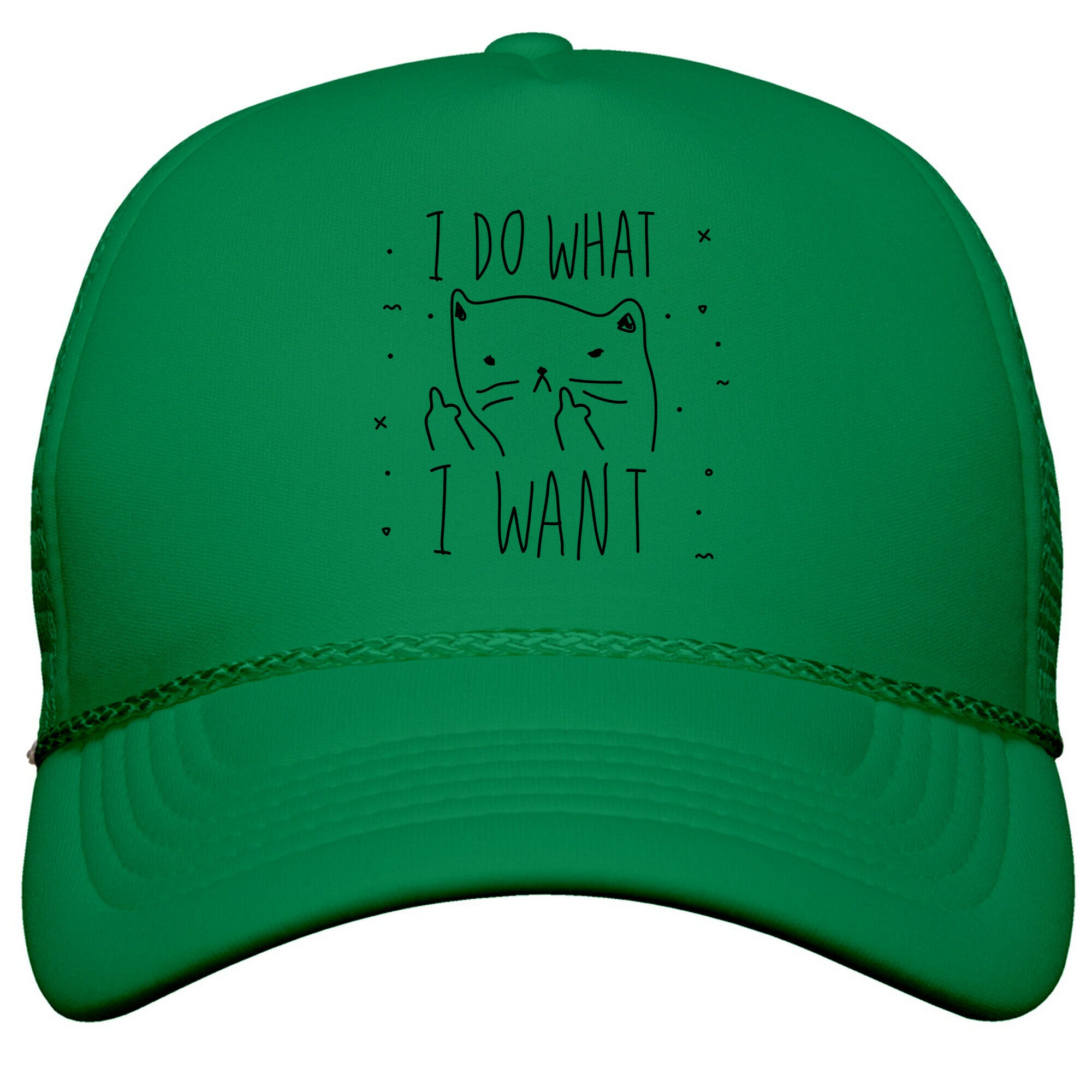I Do What I Want Cat Snapback Trucker Hat