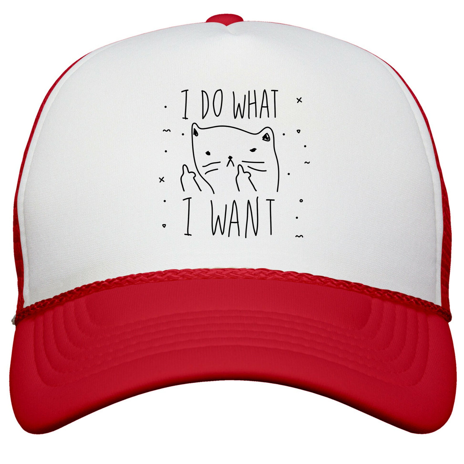 I Do What I Want Cat Snapback Trucker Hat