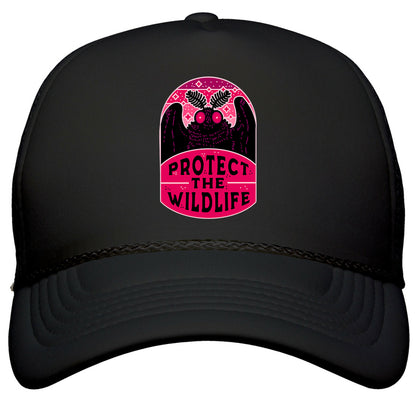 Protect the Wildlife \(Mothman\) Snapback Trucker Hat