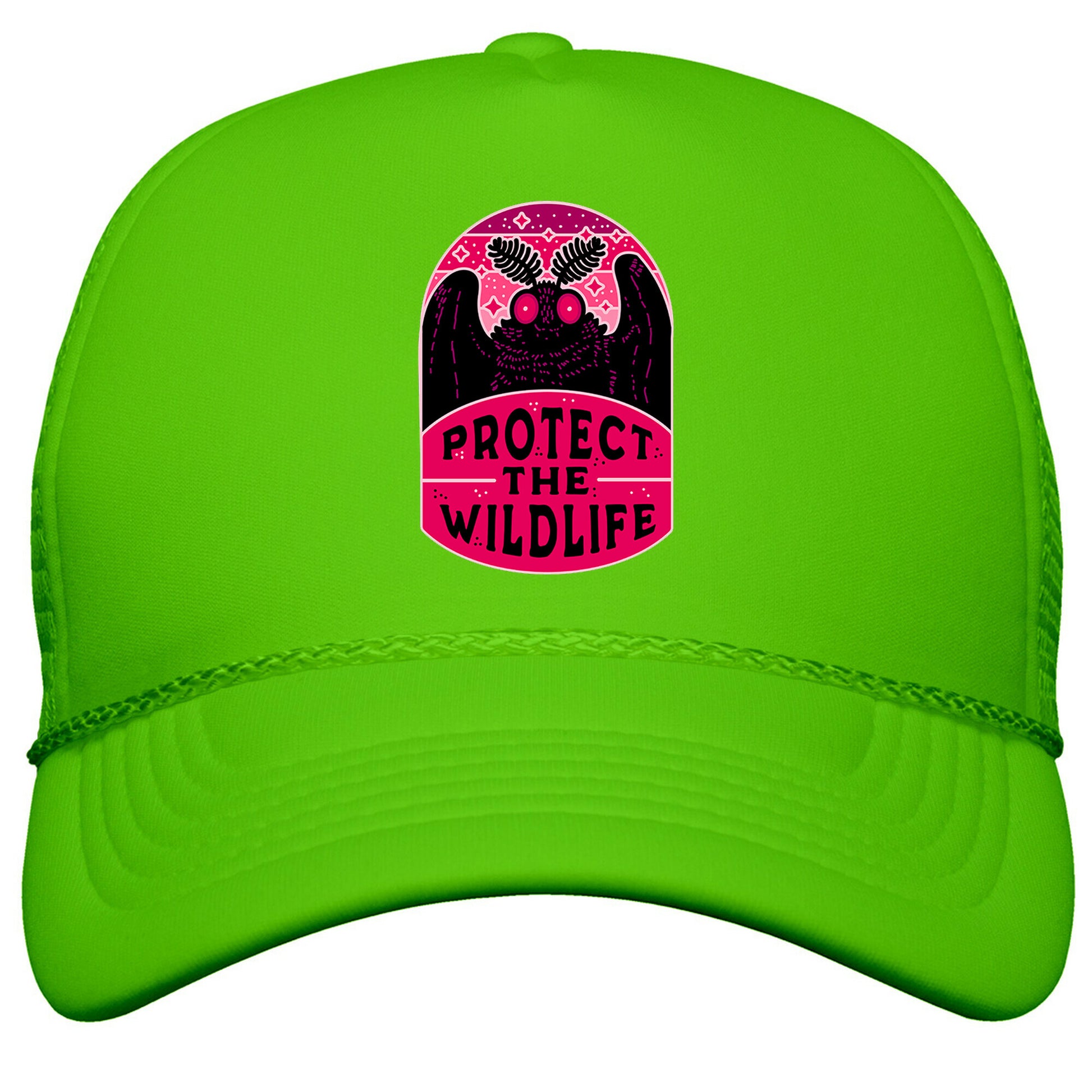 Protect the Wildlife \(Mothman\) Snapback Trucker Hat
