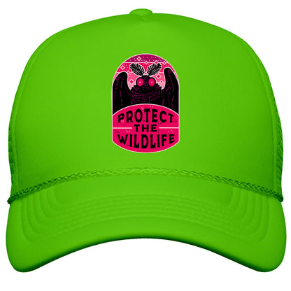 Protect the Wildlife \(Mothman\) Snapback Trucker Hat