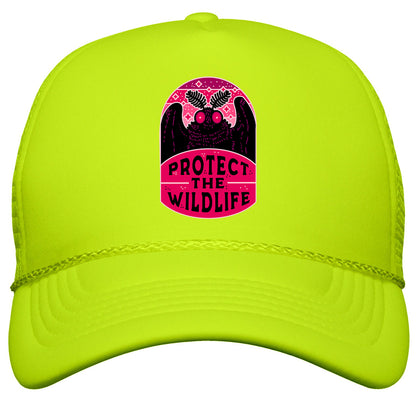Protect the Wildlife \(Mothman\) Snapback Trucker Hat