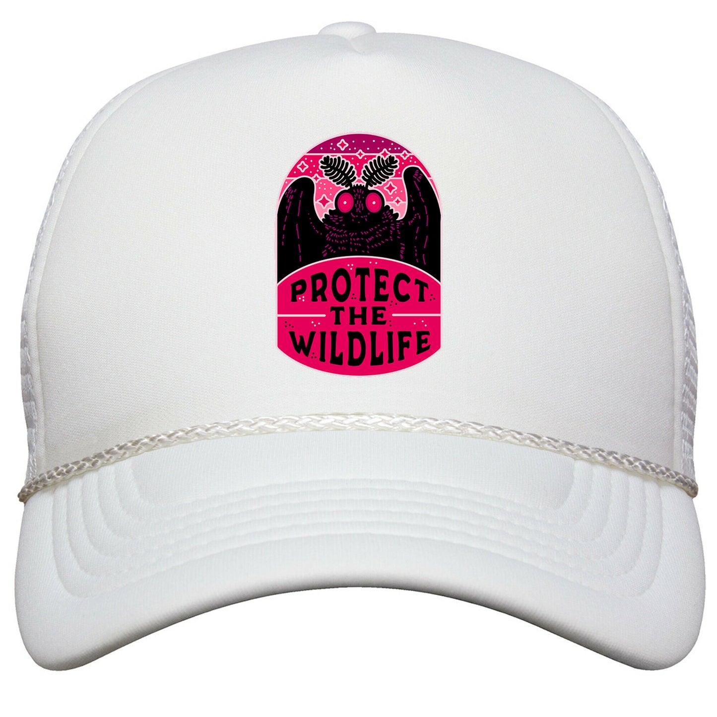 Protect the Wildlife \(Mothman\) Snapback Trucker Hat