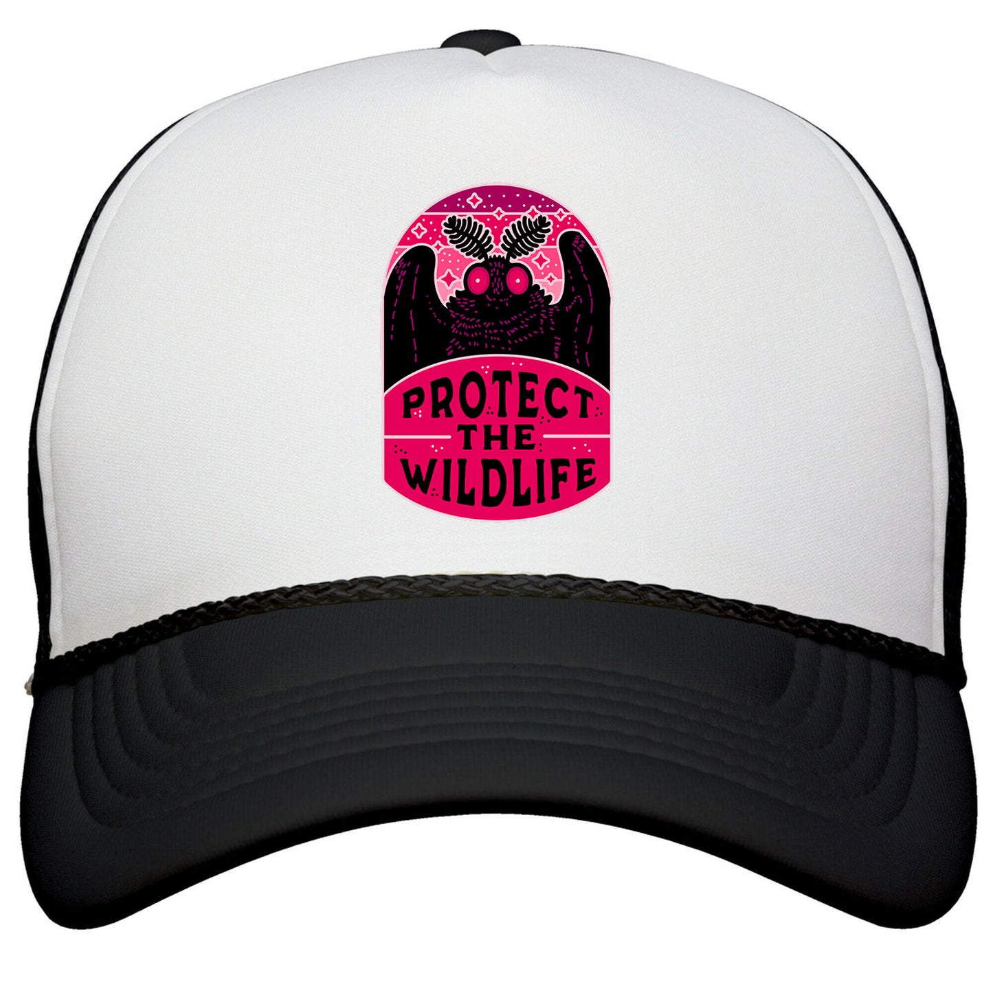 Protect the Wildlife \(Mothman\) Snapback Trucker Hat