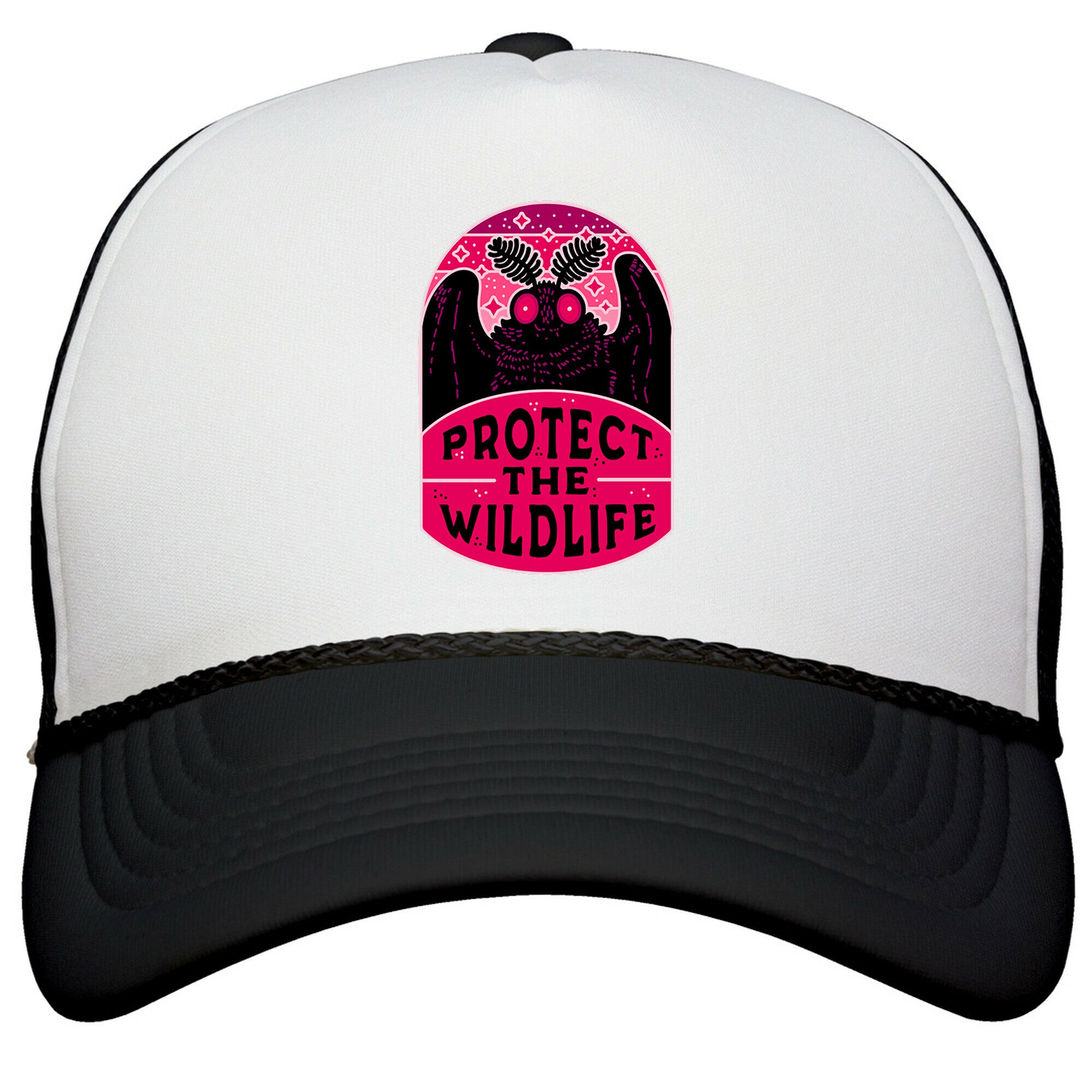 Protect the Wildlife \(Mothman\) Snapback Trucker Hat