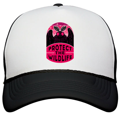 Protect the Wildlife \(Mothman\) Snapback Trucker Hat