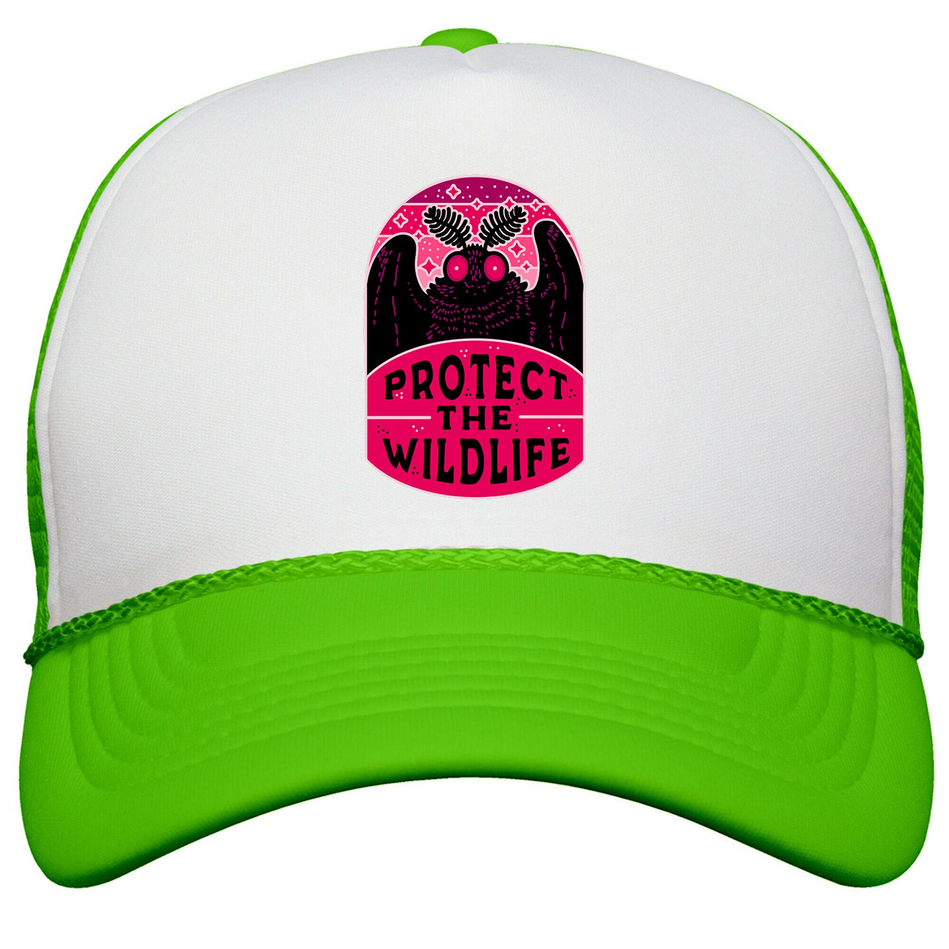 Protect the Wildlife \(Mothman\) Snapback Trucker Hat