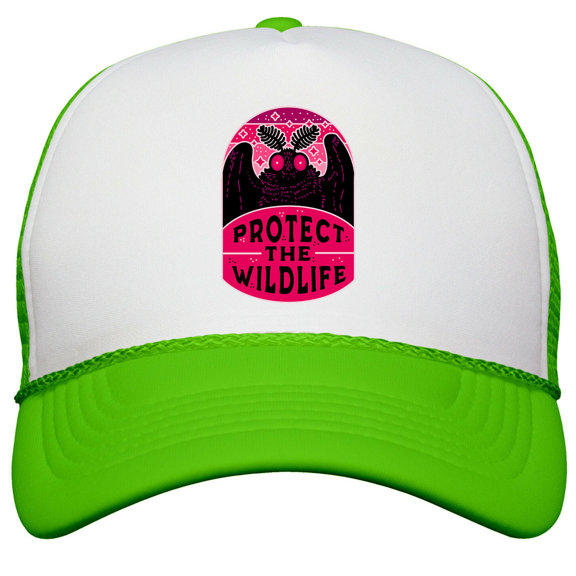 Protect the Wildlife \(Mothman\) Snapback Trucker Hat