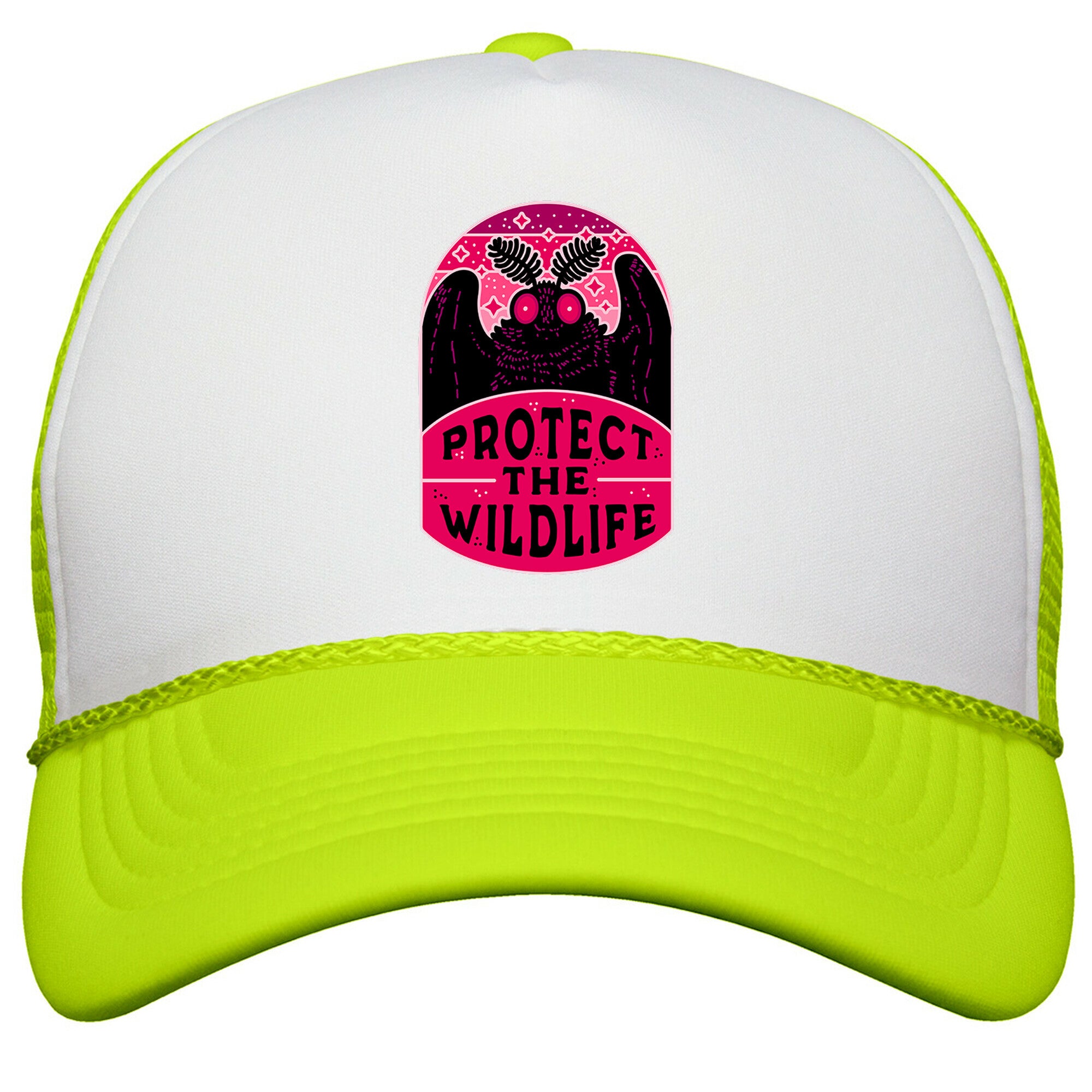 Protect the Wildlife \(Mothman\) Snapback Trucker Hat