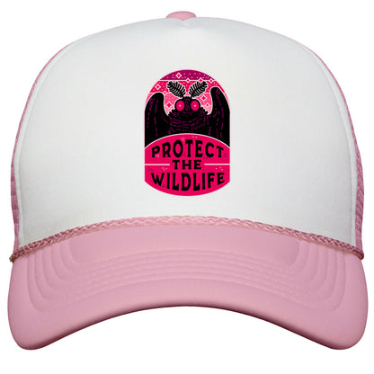 Protect the Wildlife \(Mothman\) Snapback Trucker Hat