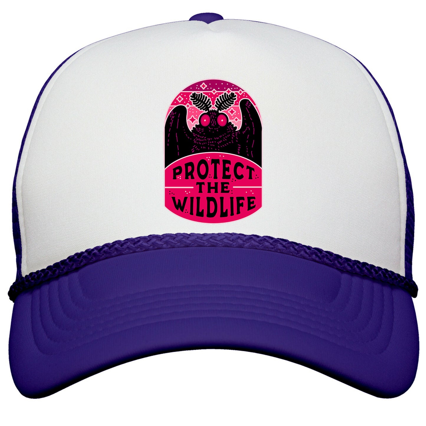 Protect the Wildlife \(Mothman\) Snapback Trucker Hat