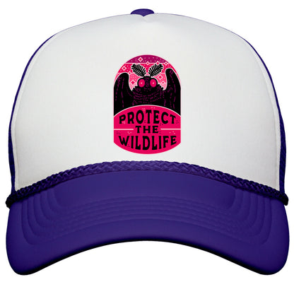 Protect the Wildlife \(Mothman\) Snapback Trucker Hat
