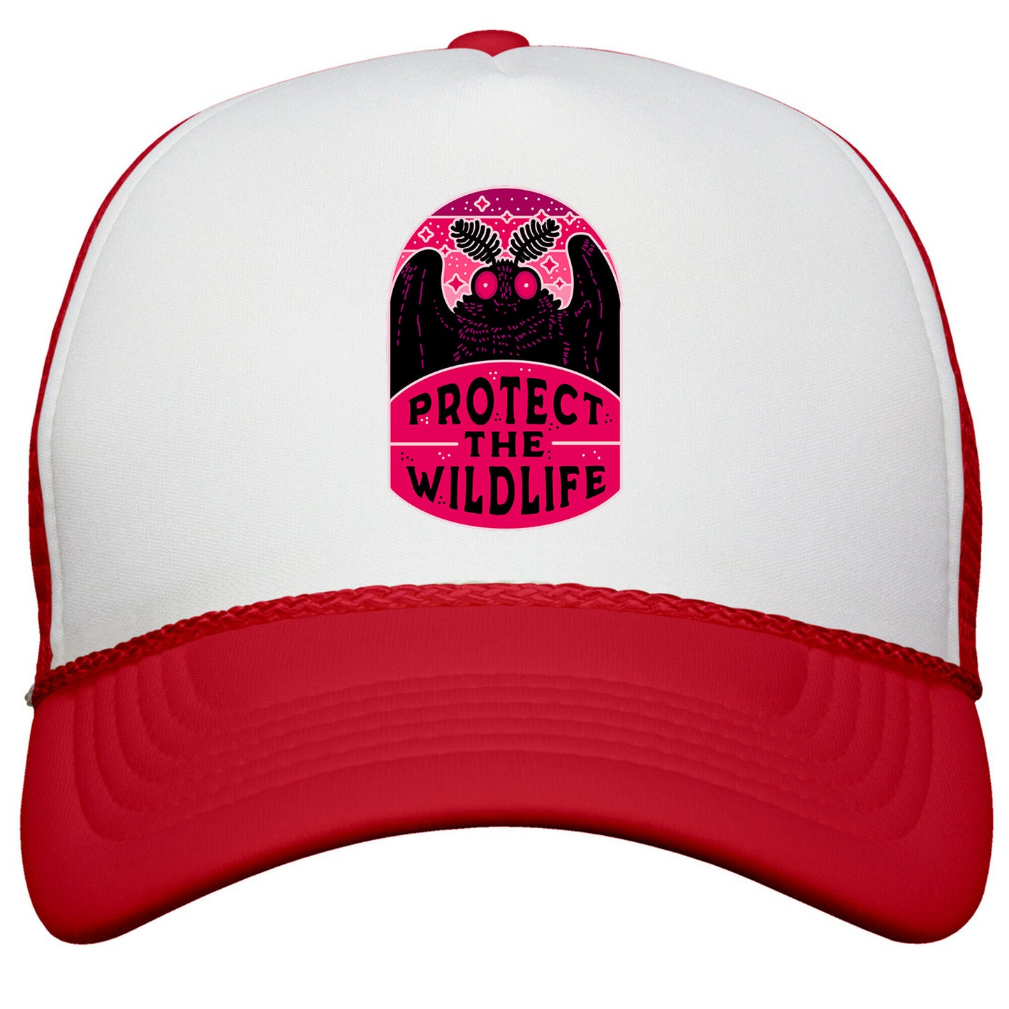 Protect the Wildlife \(Mothman\) Snapback Trucker Hat