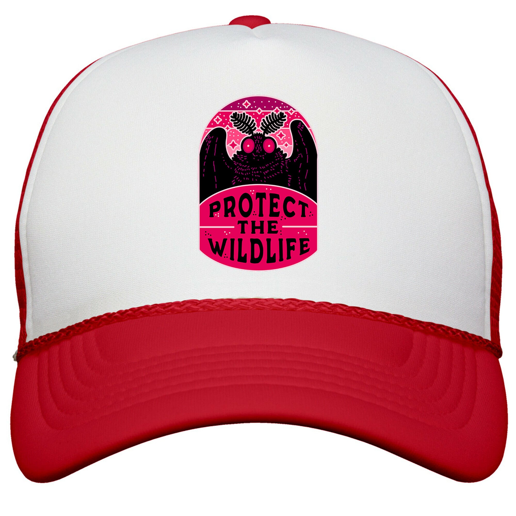 Protect the Wildlife \(Mothman\) Snapback Trucker Hat