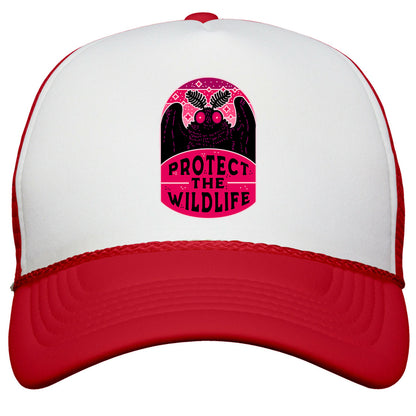 Protect the Wildlife \(Mothman\) Snapback Trucker Hat