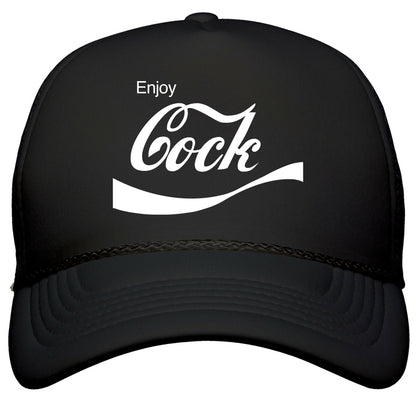 Enjoy Cock Snapback Trucker Hat