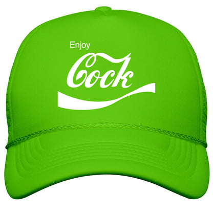 Enjoy Cock Snapback Trucker Hat