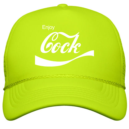 Enjoy Cock Snapback Trucker Hat