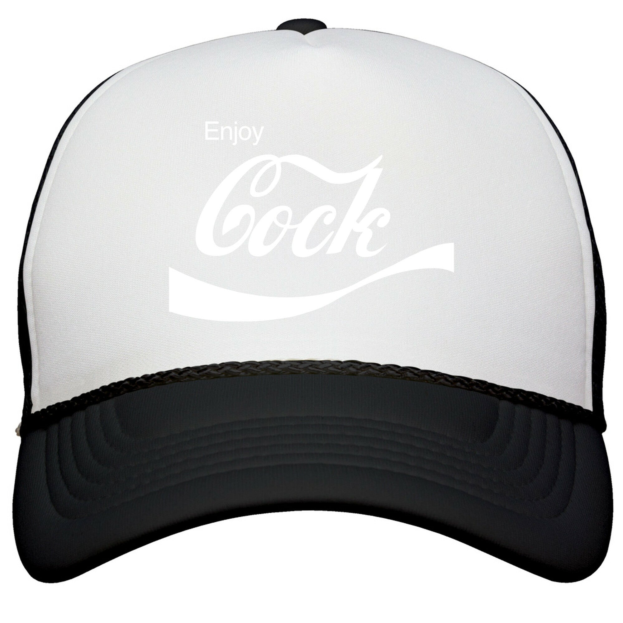 Enjoy Cock Snapback Trucker Hat – LookHUMAN
