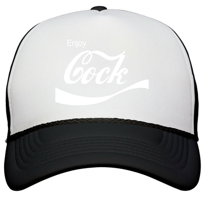 Enjoy Cock Snapback Trucker Hat