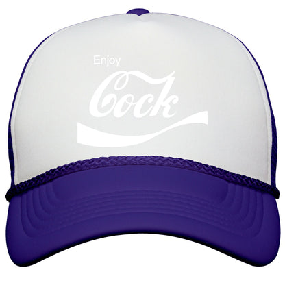 Enjoy Cock Snapback Trucker Hat