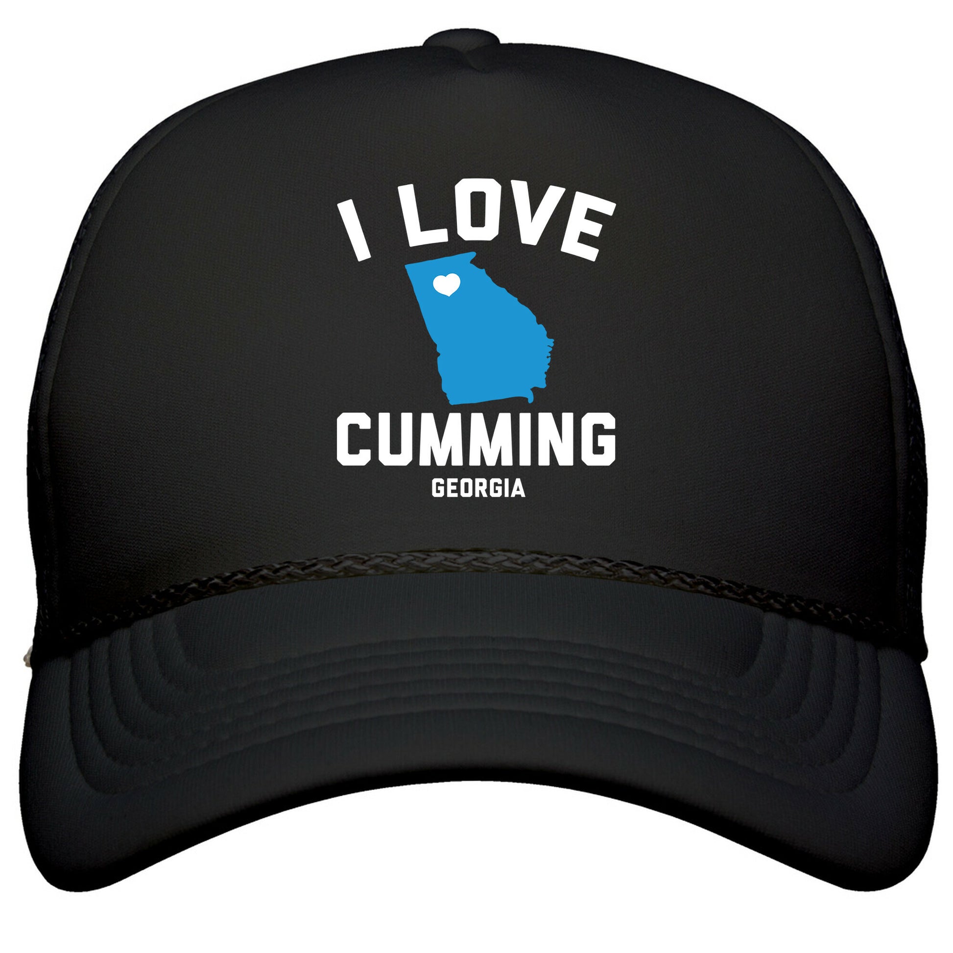 I Love Cumming Georgia Snapback Trucker Hat