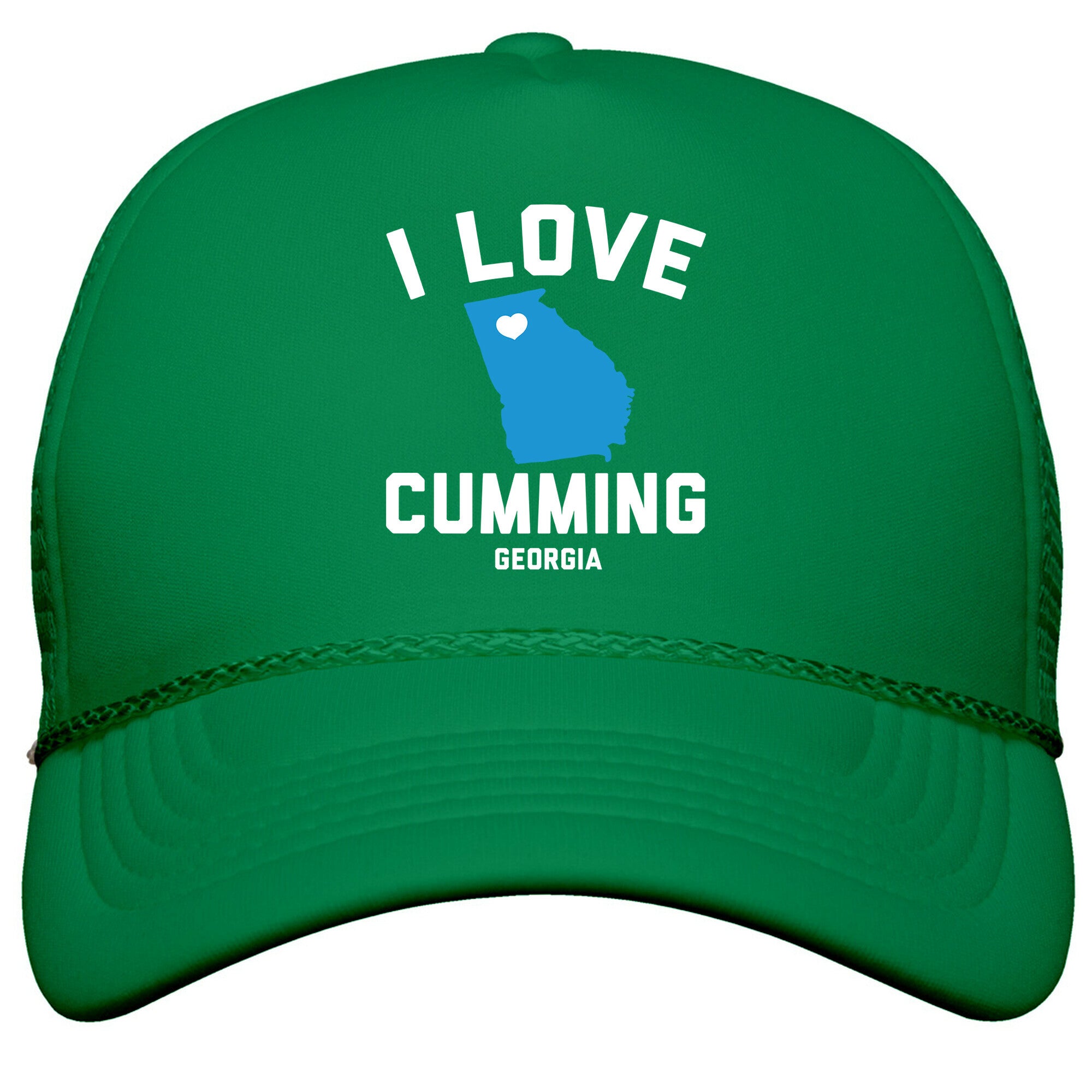 I Love Cumming Georgia Snapback Trucker Hat