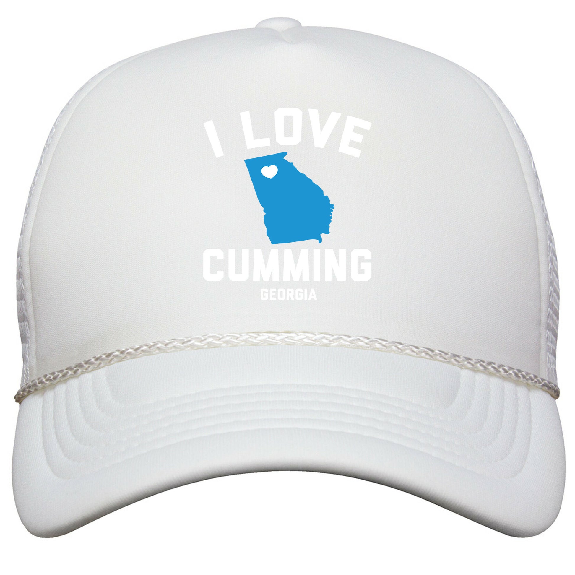 I Love Cumming Georgia Snapback Trucker Hat