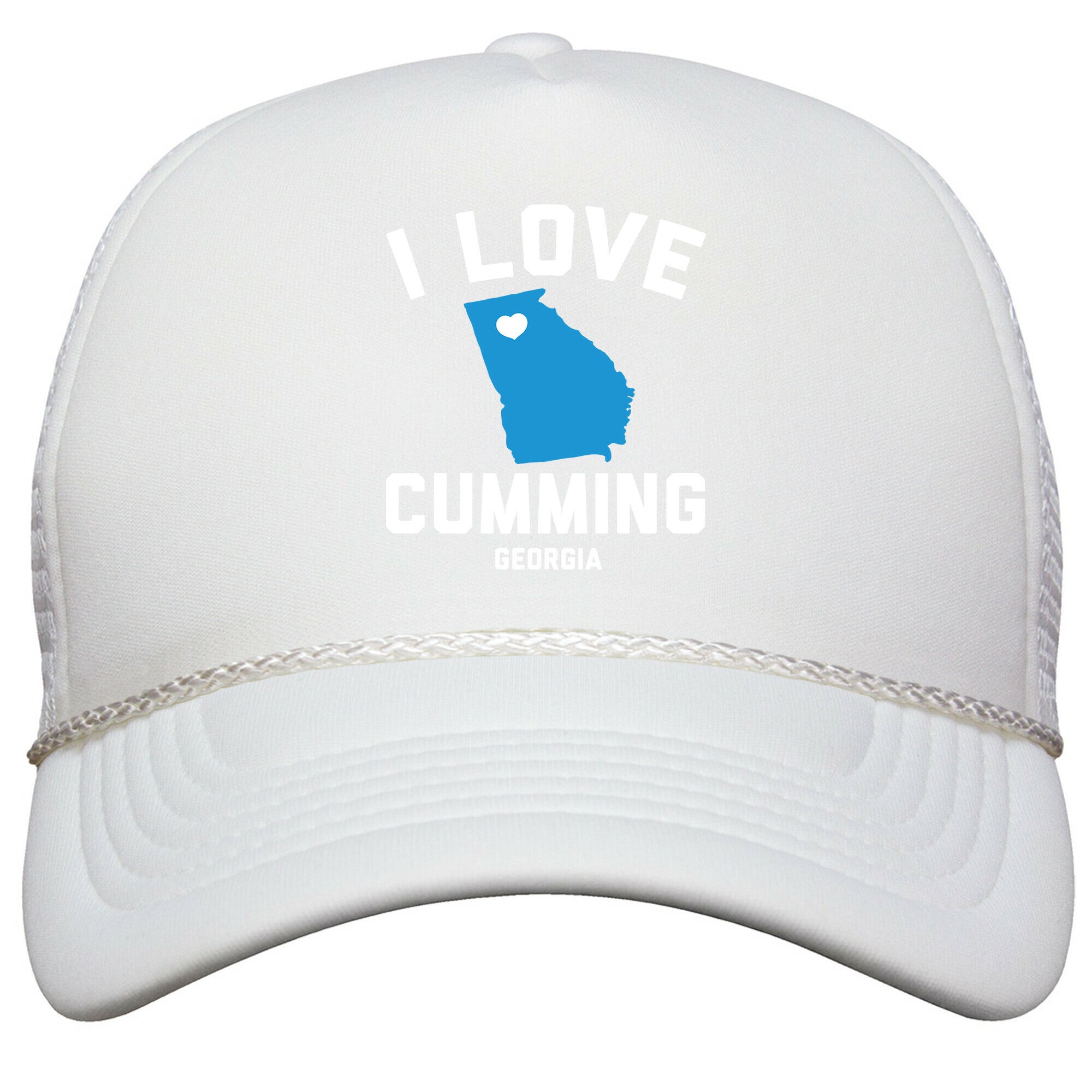 I Love Cumming Georgia Snapback Trucker Hat