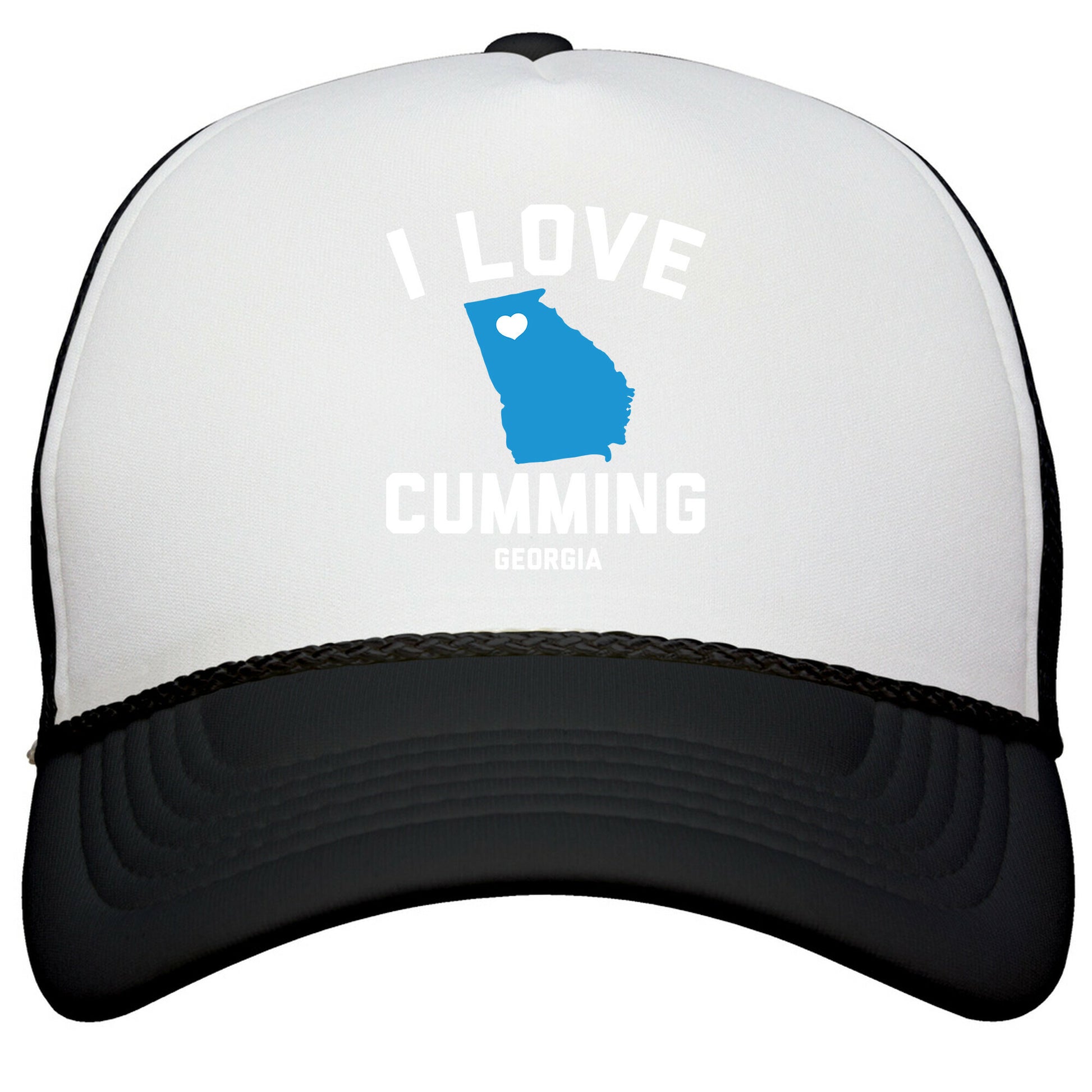 I Love Cumming Georgia Snapback Trucker Hat