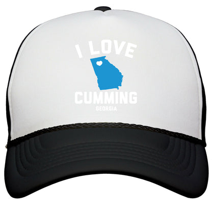 I Love Cumming Georgia Snapback Trucker Hat