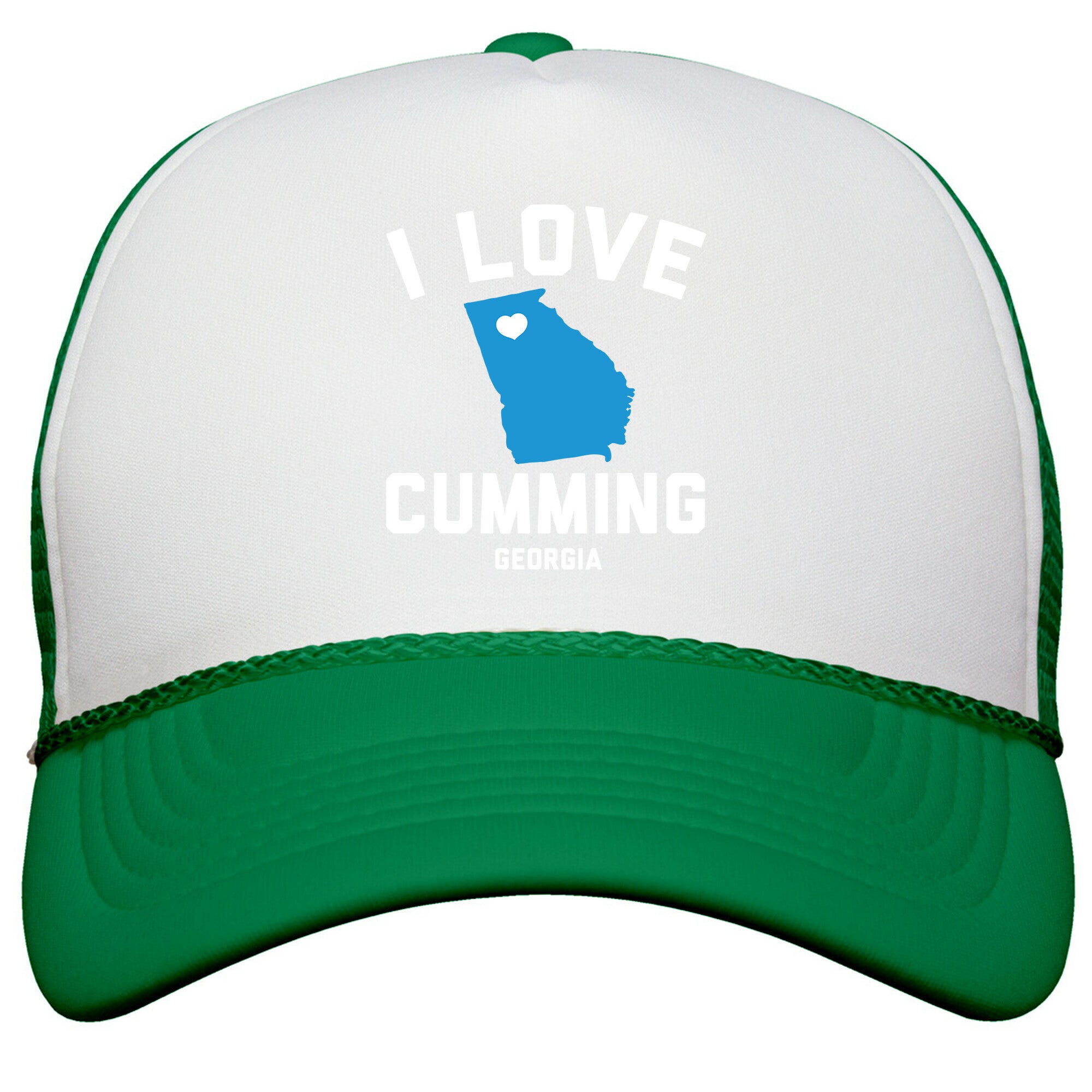 I Love Cumming Georgia Snapback Trucker Hat