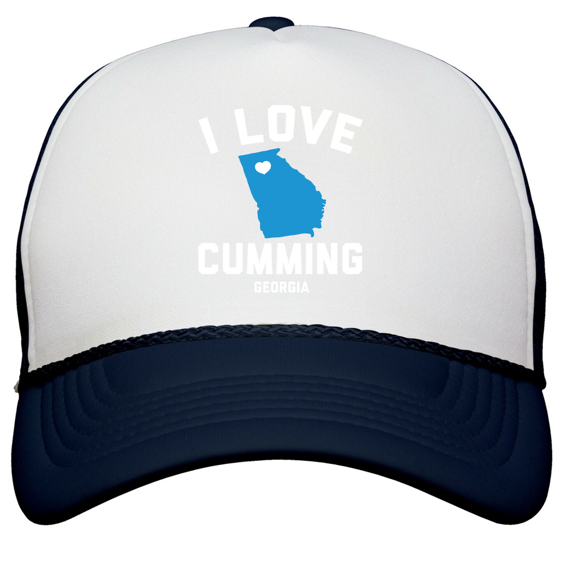 I Love Cumming Georgia Snapback Trucker Hat