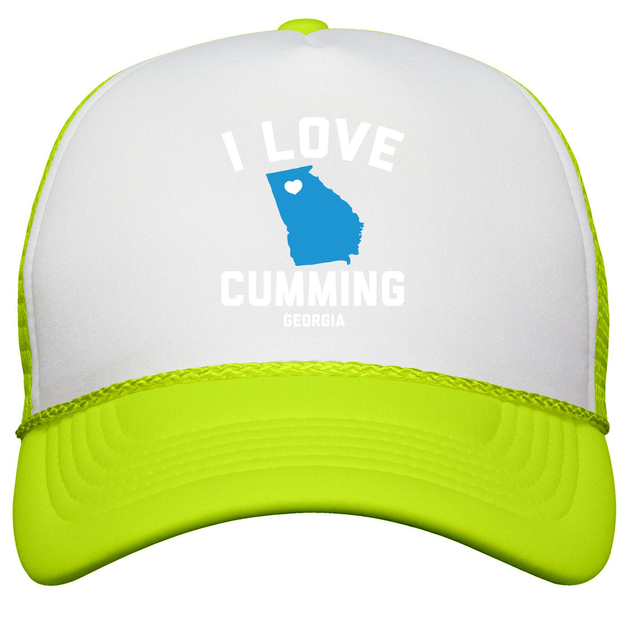 I Love Cumming Georgia Snapback Trucker Hat