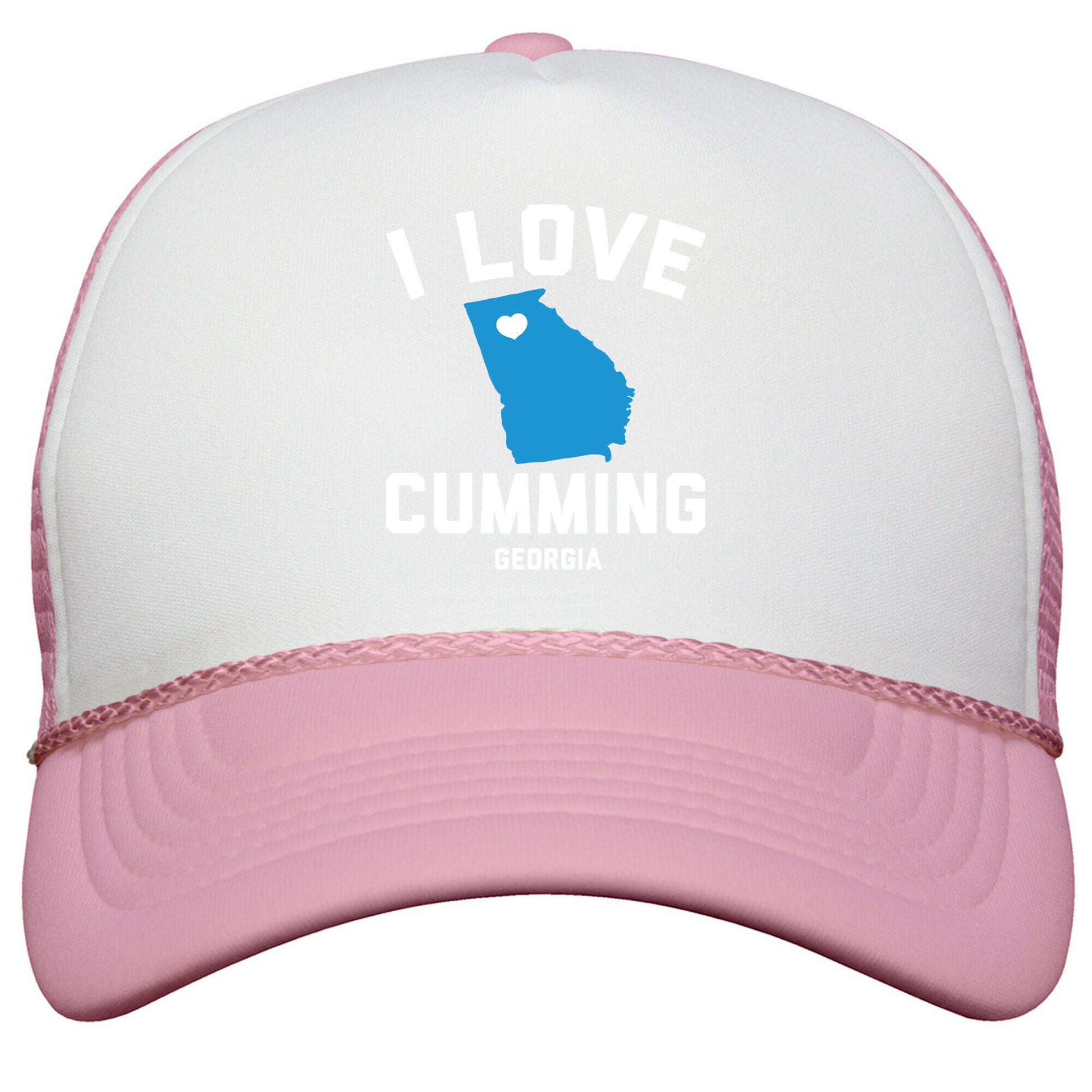 I Love Cumming Georgia Snapback Trucker Hat