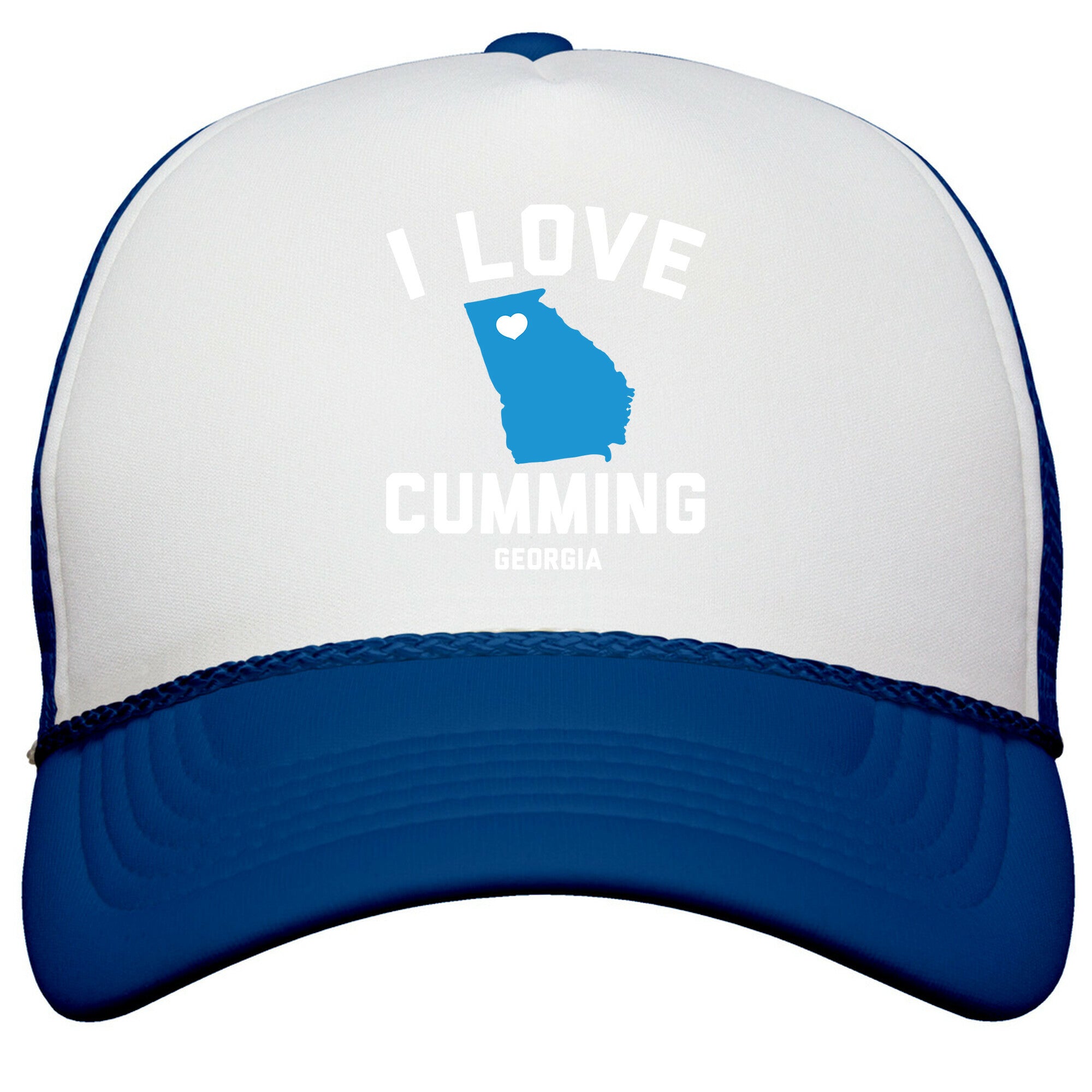 I Love Cumming Georgia Snapback Trucker Hat