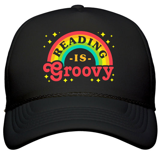 Reading is Groovy Snapback Trucker Hat