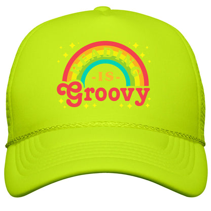 Reading is Groovy Snapback Trucker Hat