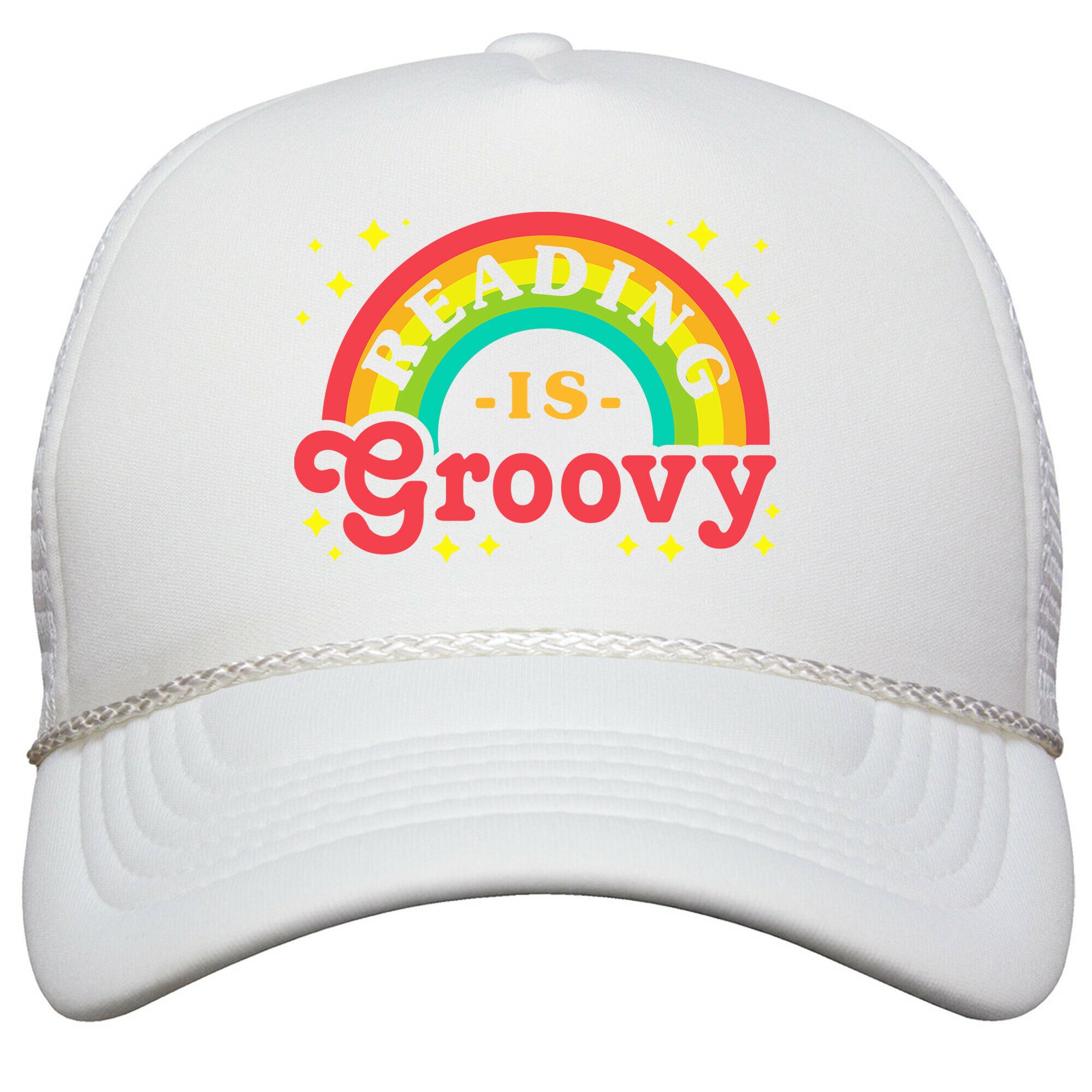 Reading is Groovy Snapback Trucker Hat
