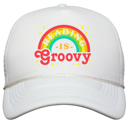 Reading is Groovy Snapback Trucker Hat