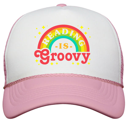 Reading is Groovy Snapback Trucker Hat