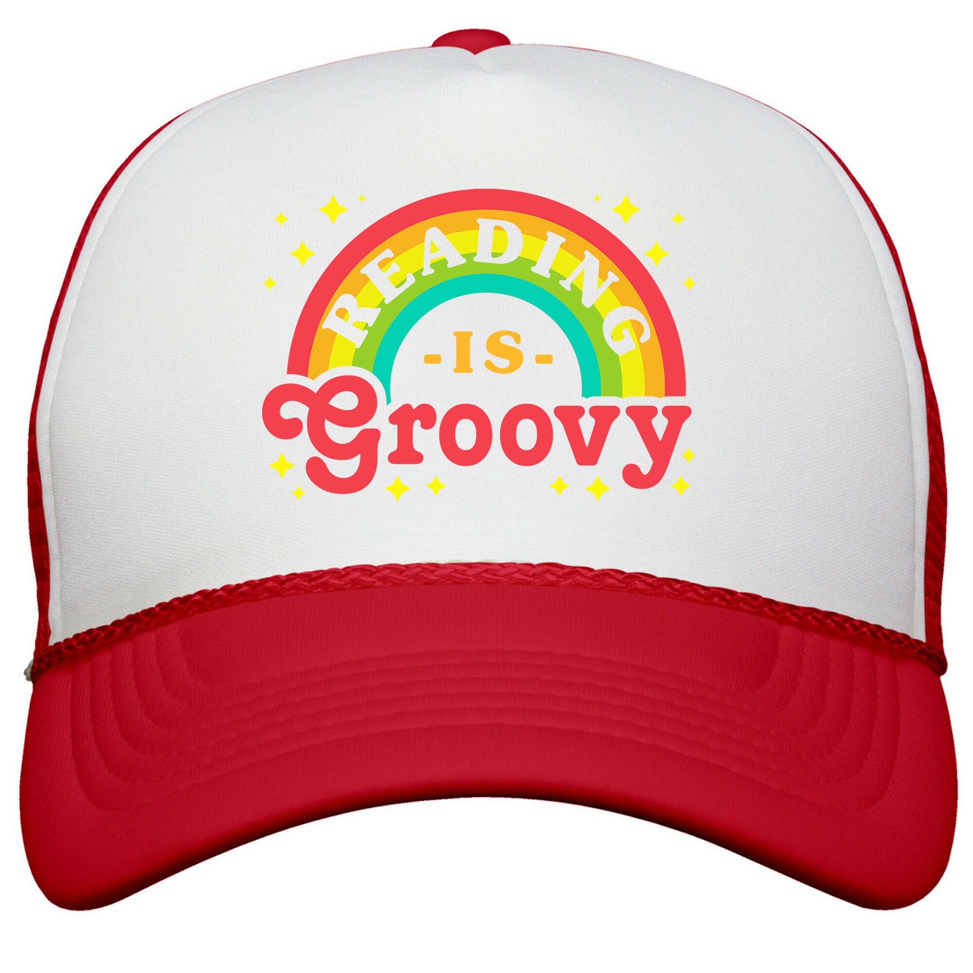 Reading is Groovy Snapback Trucker Hat